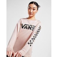 Vans Ditsy Check Long Sleeve T-Shirt - Pink - Womens